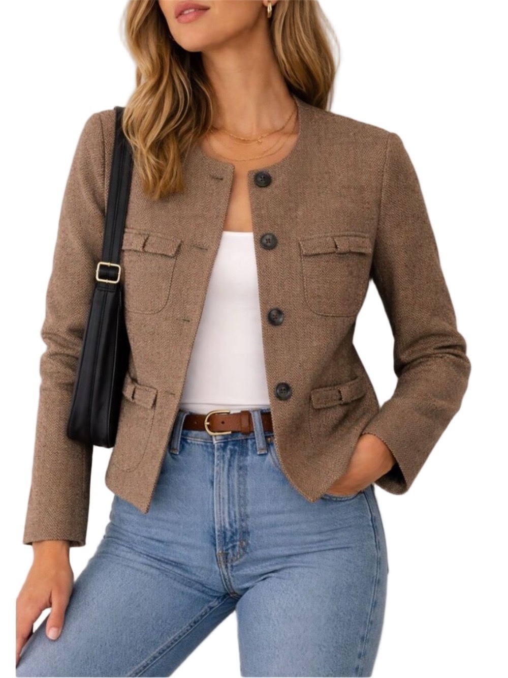 CABI ‘Penny’ Herringbone Blazer